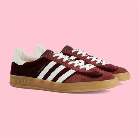 gucci adidas burgundy|adidas gucci aesthetic.